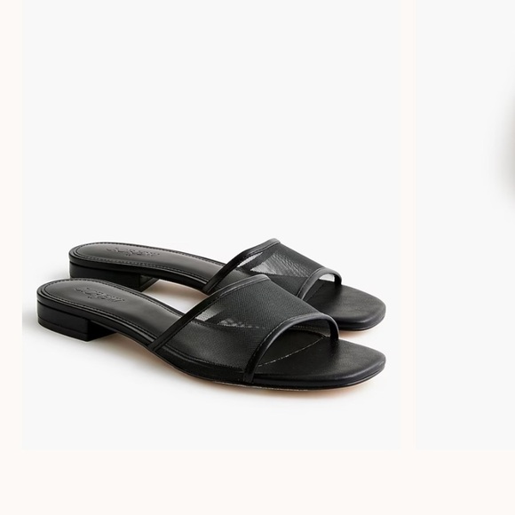 J. Crew Factory Shoes - NWOT J Crew Mesh slide sandals